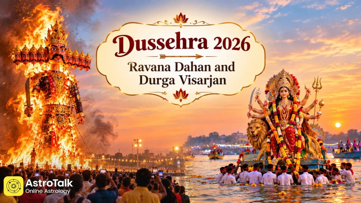 Dussehra 2026: Ravana Dahan, Durga Visarjan Muhurat & Auspicious Yog
